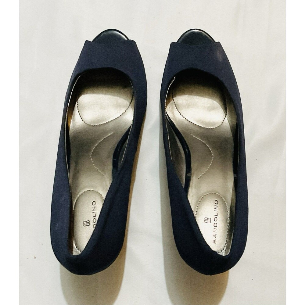 Bandolino Women’s Rainaa Peep Toe Platform Stiletto Dress Pump Size 9 1/2 - Picture 4 of 6